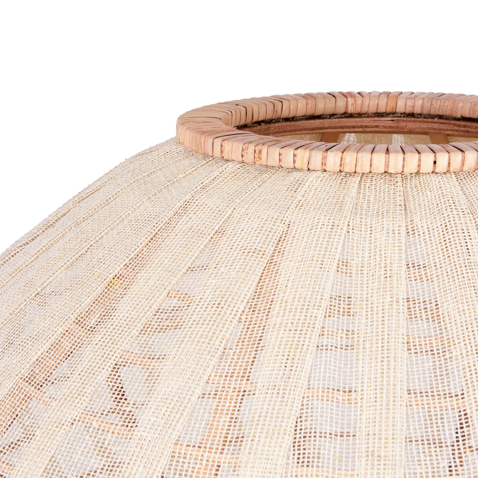 Borneo stålampe Ø 50 cm, Natur Globen Lighting