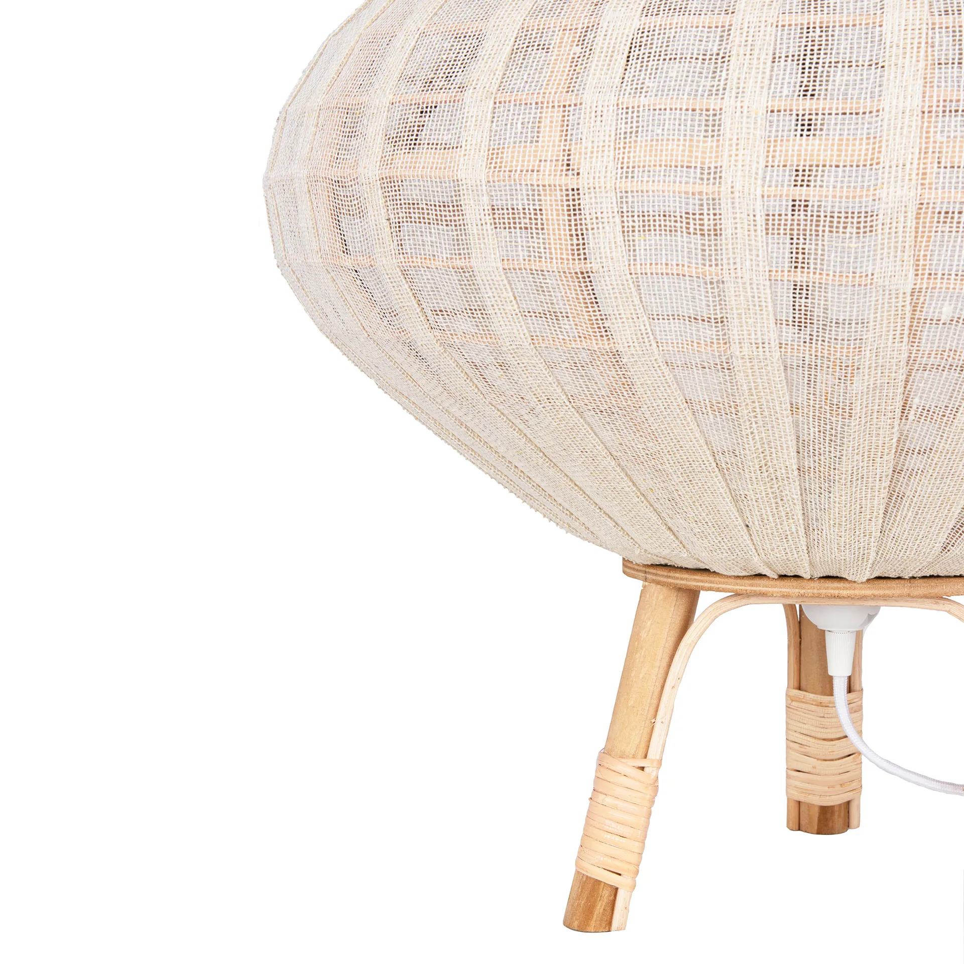 Borneo stålampe Ø 50 cm, Natur Globen Lighting