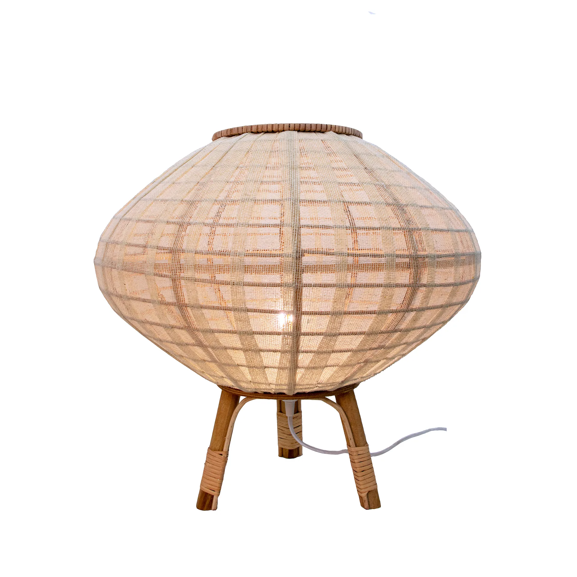 Borneo stålampe Ø 50 cm, Natur Globen Lighting