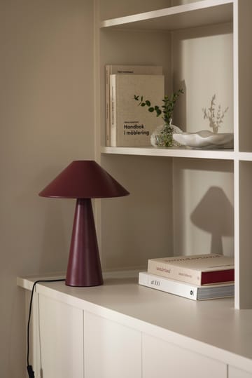 Cannes bordlampe - Burgunder - Globen Lighting