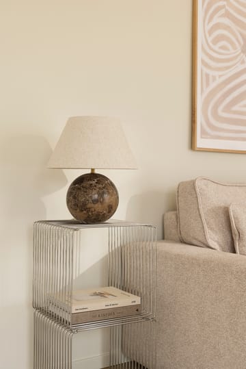 Castello 35 bordlampe - Brun marmor - Globen Lighting