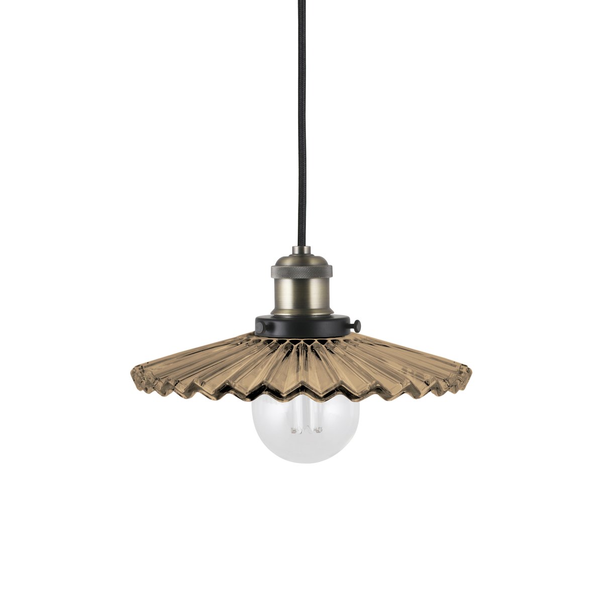 Bilde av Globen Lighting Cobbler pendel Ø25 cm Brun