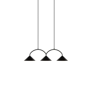 Curve pendel 3 - Sort - Globen Lighting