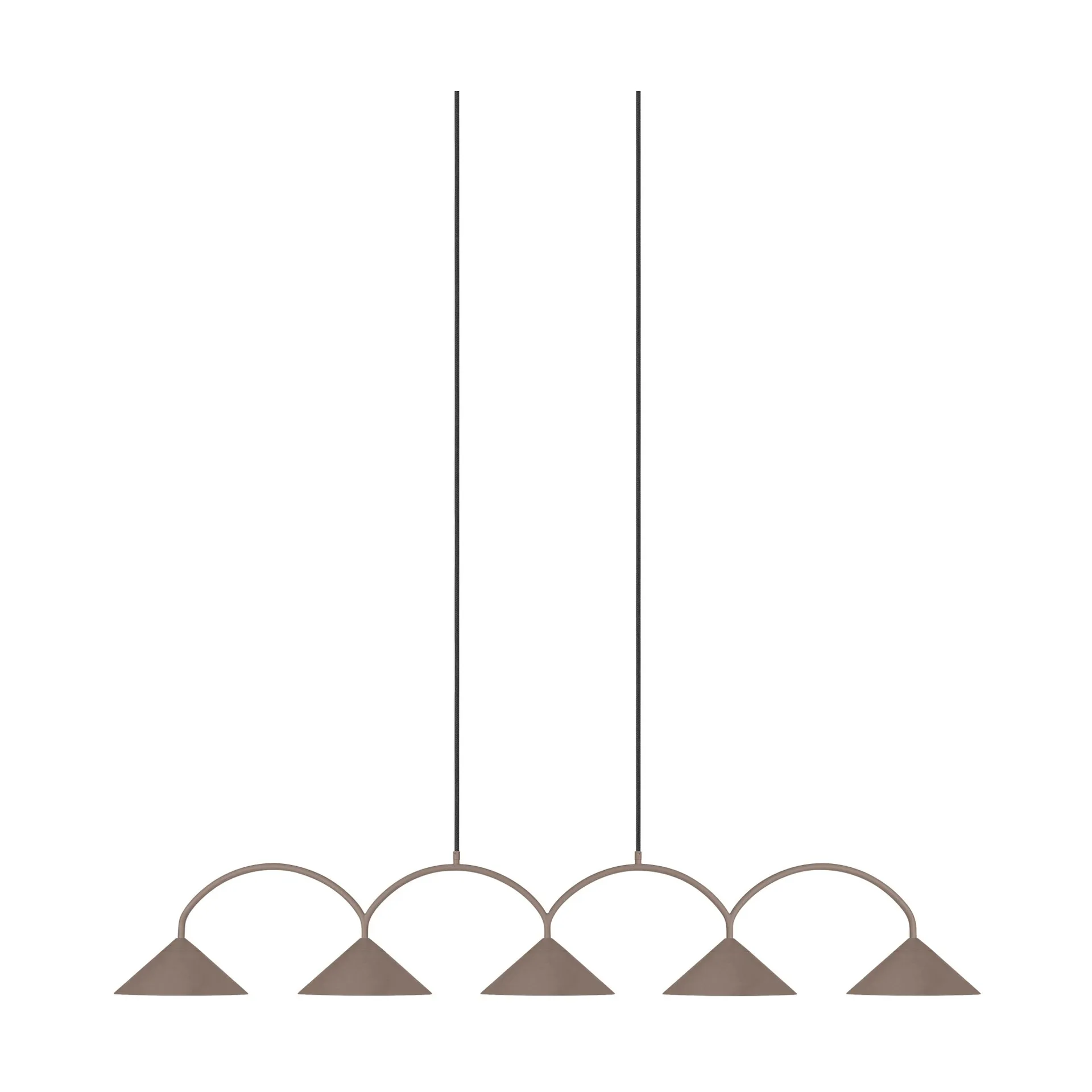 Curve pendel 5, Mocha Globen Lighting