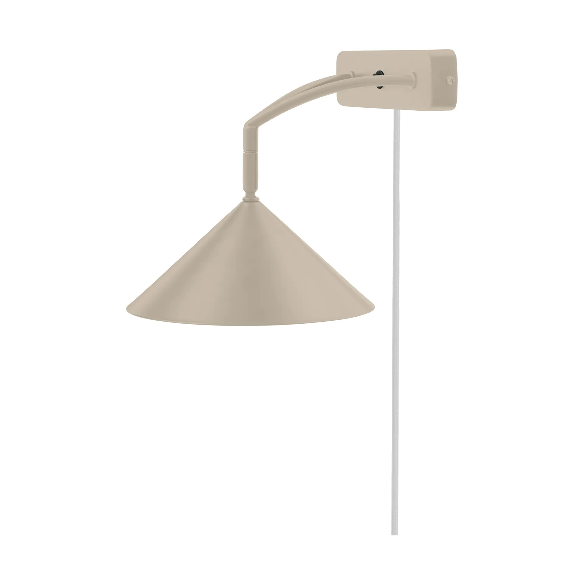 Curve vegglampe, Beige Globen Lighting