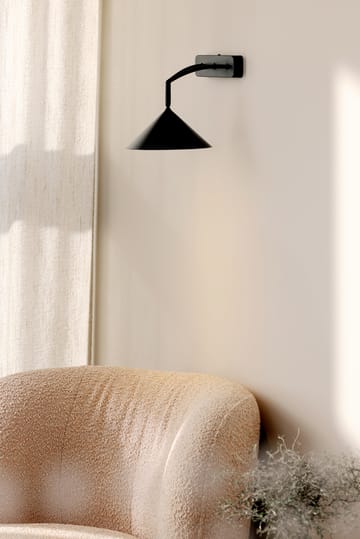 Curve vegglampe - Svart - Globen Lighting