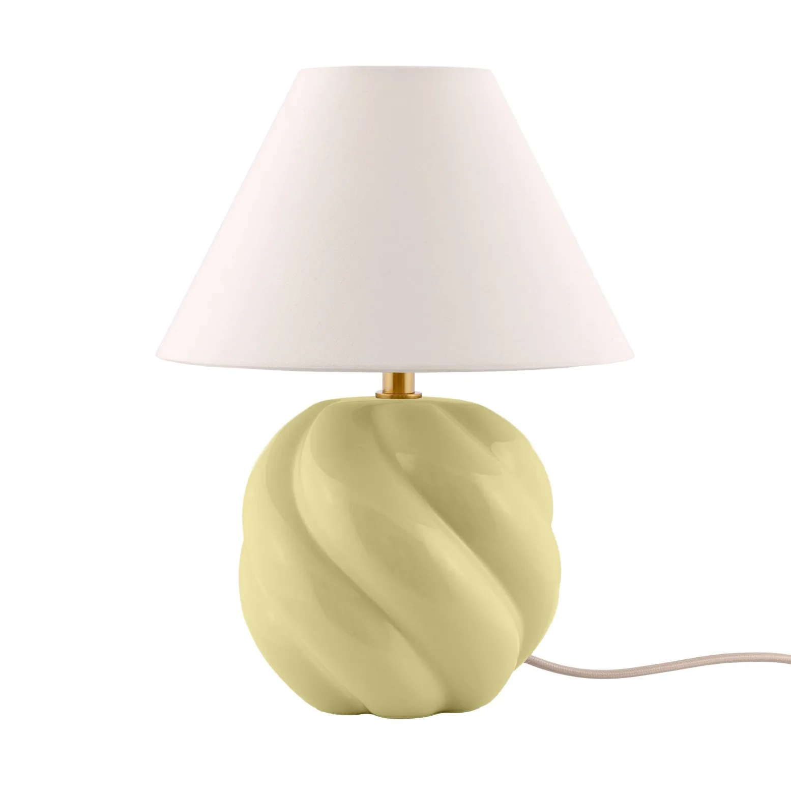 Dahlia bordlampe, Butter yellow Globen Lighting