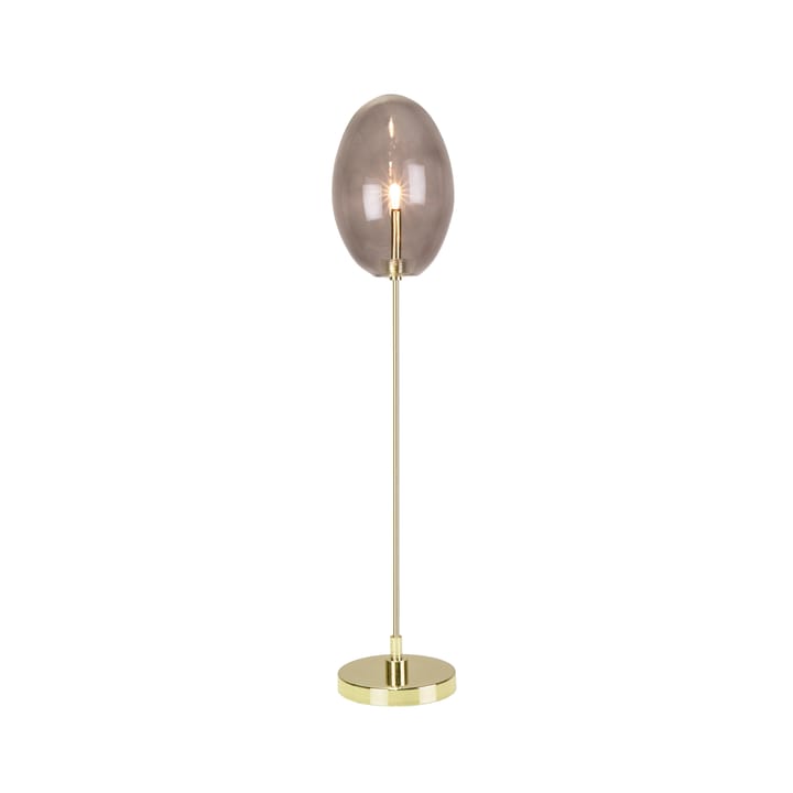 Drops bordlampe - messing, røykfarget glass - Globen Lighting