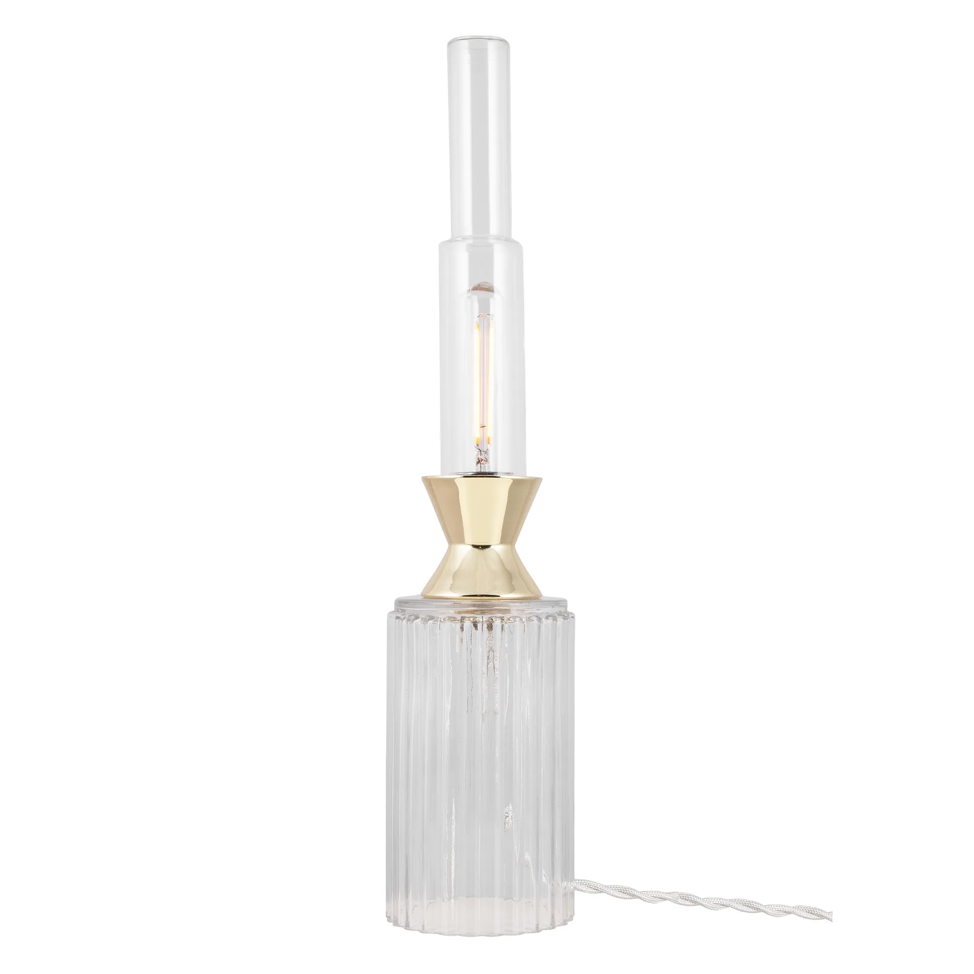 Ester bordlampe, Klar-messing Globen Lighting