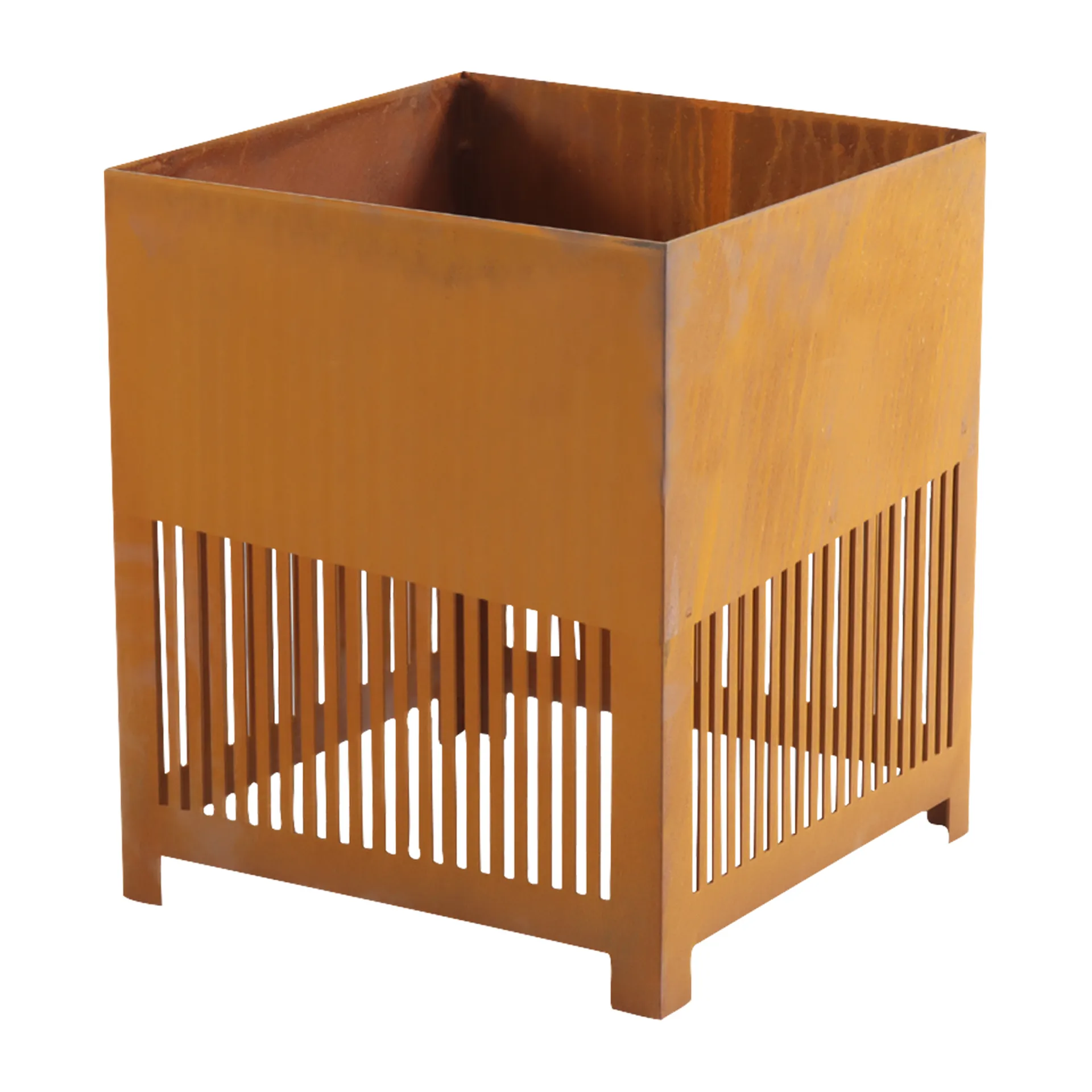 Falsterbo gulvlampe/krukke 40 cm, Rå Corten Globen Lighting