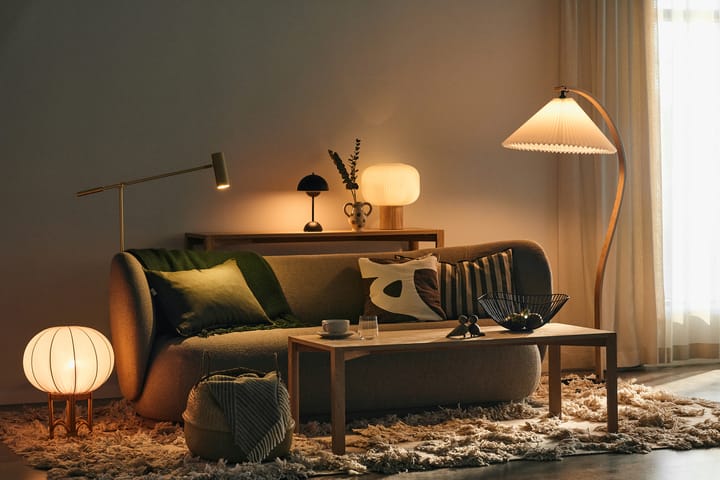Fiji stålampe 38 cm, Natur Globen Lighting