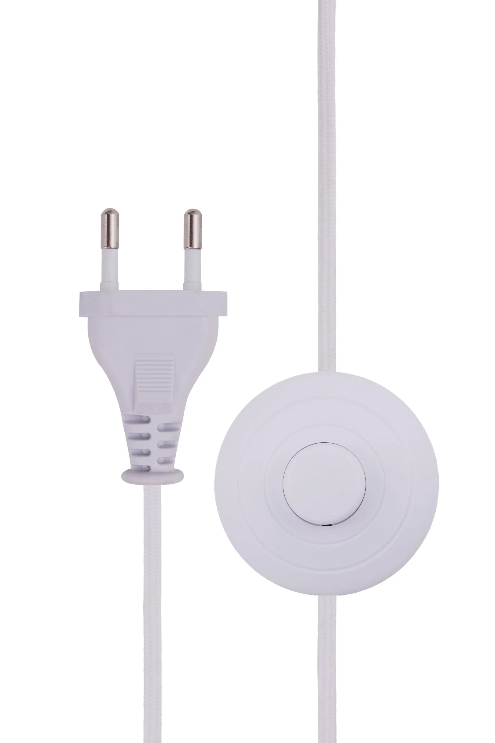 Florian gulvlampe, Hvit bouclé/beige, Ø30x80 cm Globen Lighting