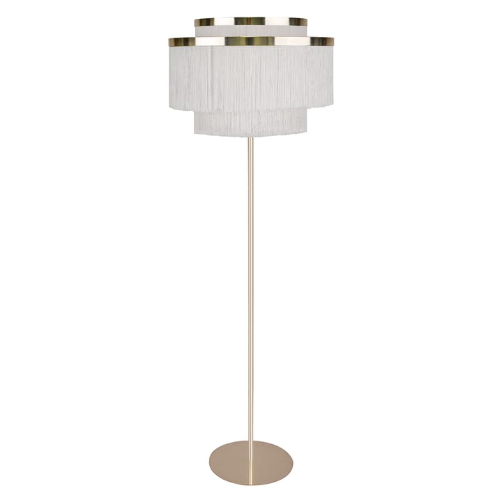 Frans gulvlampe, Hvit-messing Globen Lighting