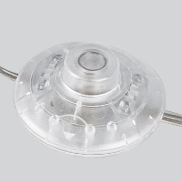 Frans gulvlampe - Hvit-messing - Globen Lighting
