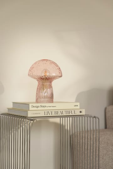 Fungo bordlampe Special Edition Rosa - Ø16 cm, H:20 cm - Globen Lighting
