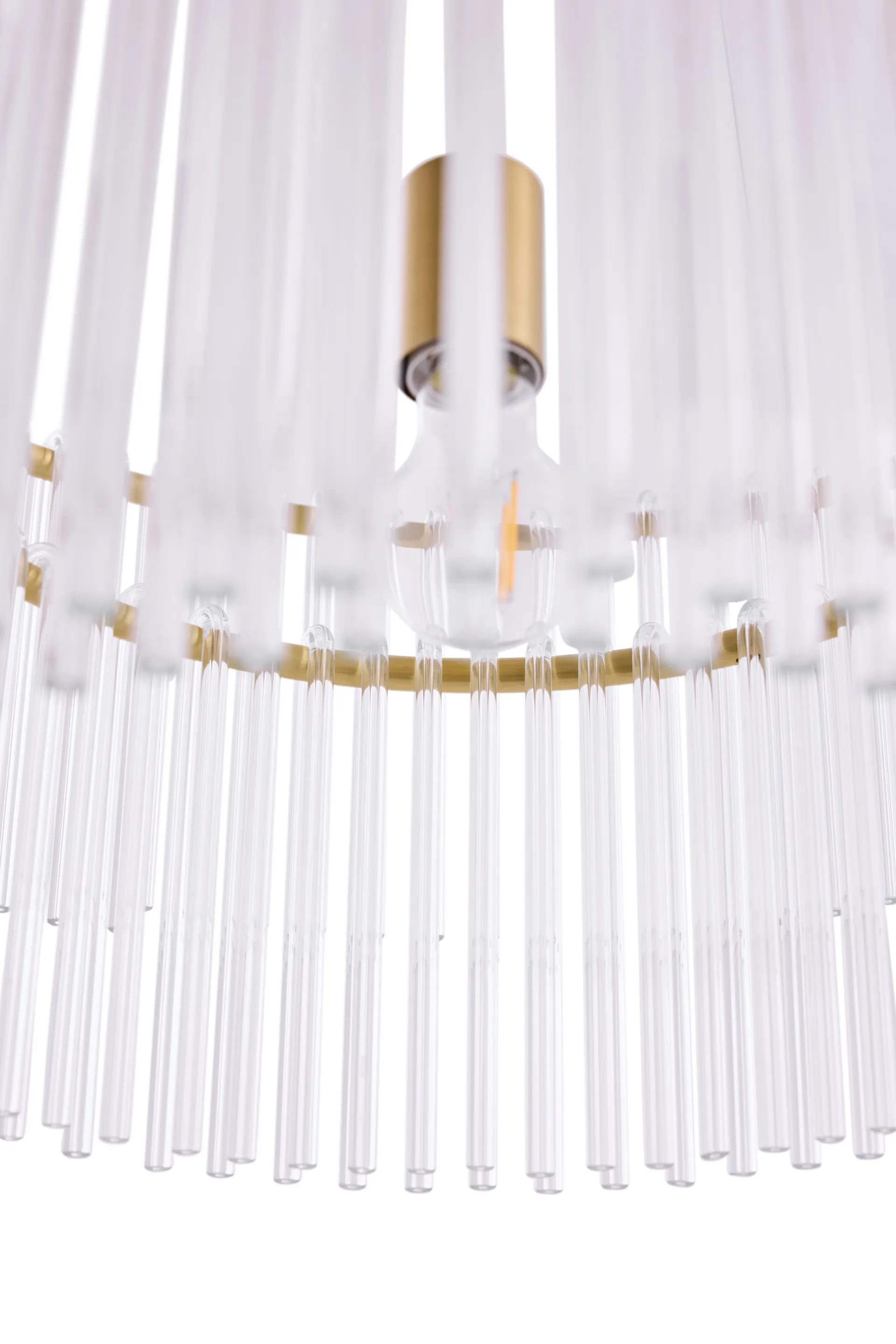 Hook 60 pendel, Klar-børstet messing Globen Lighting