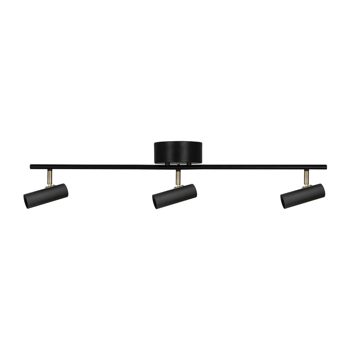 Bilde av Globen Lighting Hubble 3 Long plafond Svart-messing