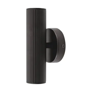 Hubble up/down vegglampe fasadebelysning - Svart - Globen Lighting