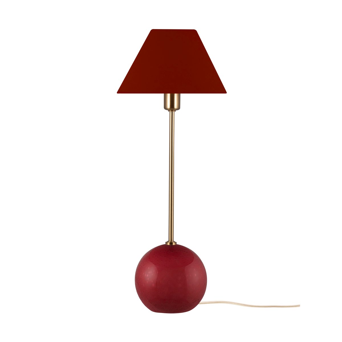 Bilde av Globen Lighting Iris 20 bordlampe Burgundy