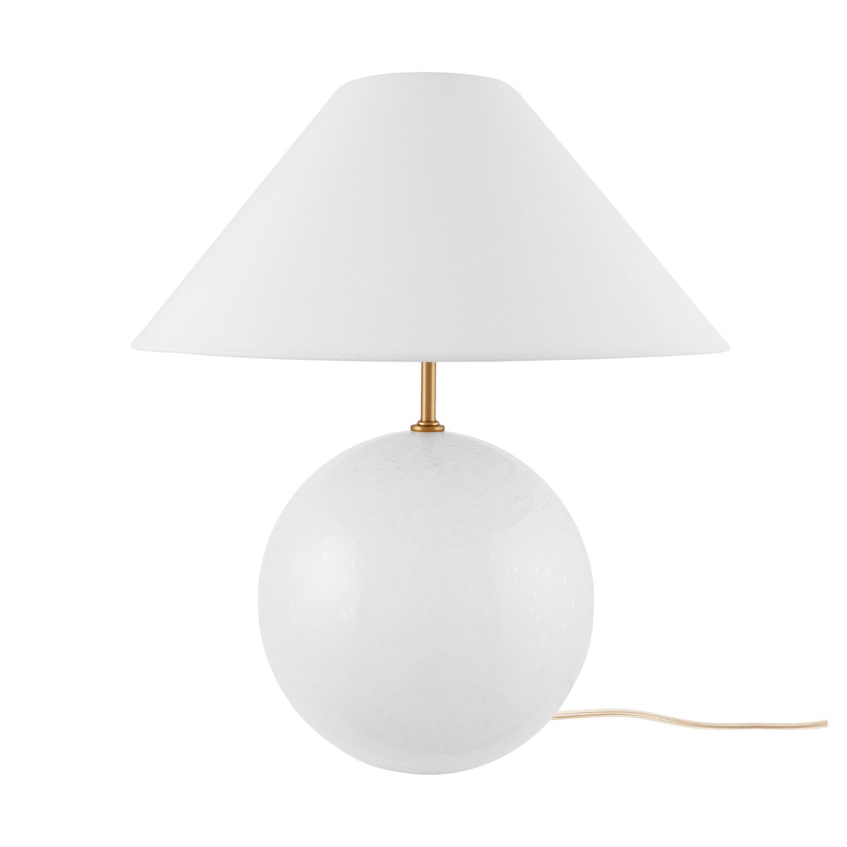 Bilde av Globen Lighting Iris 35 bordlampe 39 cm Hvit
