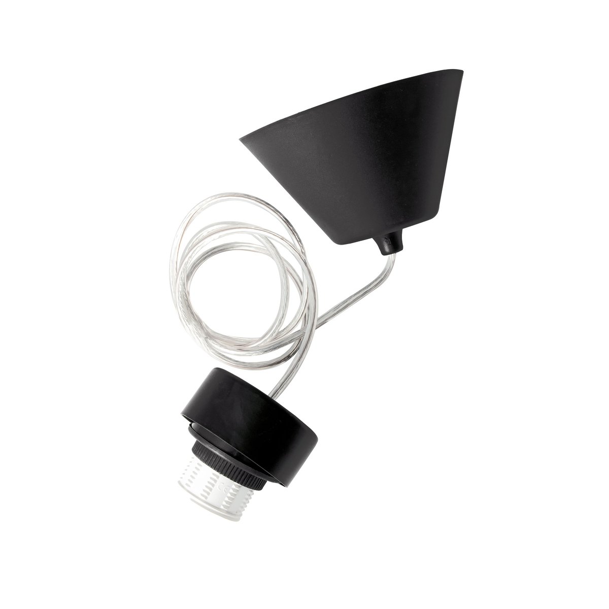 Globen Lighting Lampeoppheng innendrs IP20 Svart-transprarent