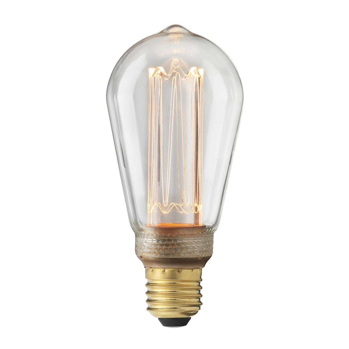 Laser filament LED E27 dimbar 6,4 cm, E27