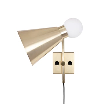 Ludo vegglampe - Børstet messing - Globen Lighting