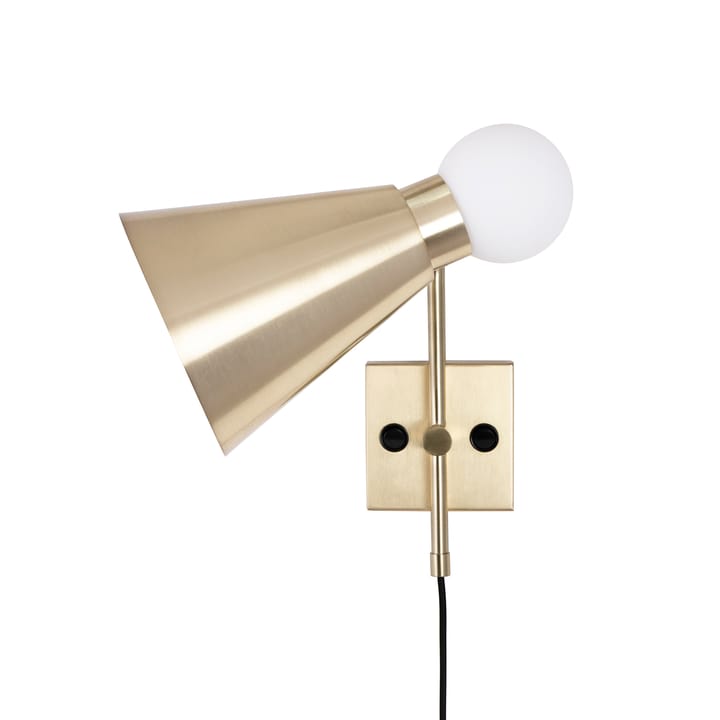 Ludo vegglampe, Børstet messing Globen Lighting