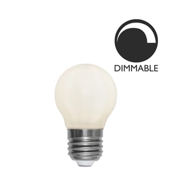 Lyskilde E27 LED filament glob opal 45 mm - 4,5W - Globen Lighting