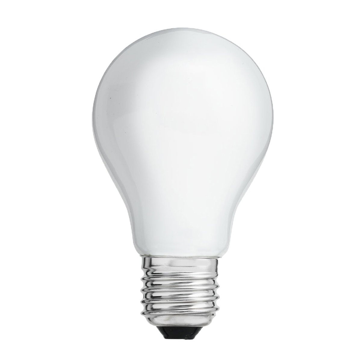 Lyspære E27 LED normal Opal