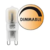 Lyspære LED G9, Klar Globen Lighting