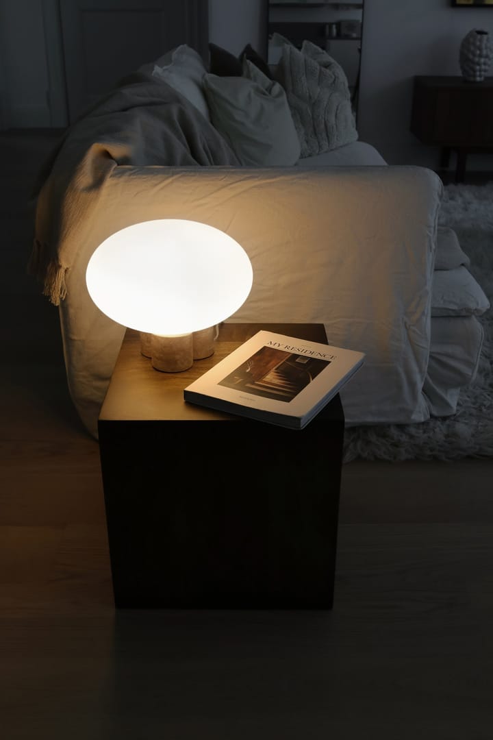 Mammut bordlampe Ø 28 cm - Travertin - Globen Lighting