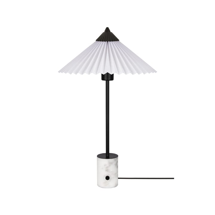 Matisse bordlampe - sort/hvit - Globen Lighting