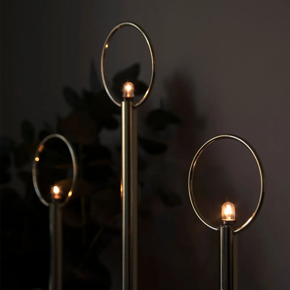 Natale 3 adventslysestake, hvit Globen Lighting