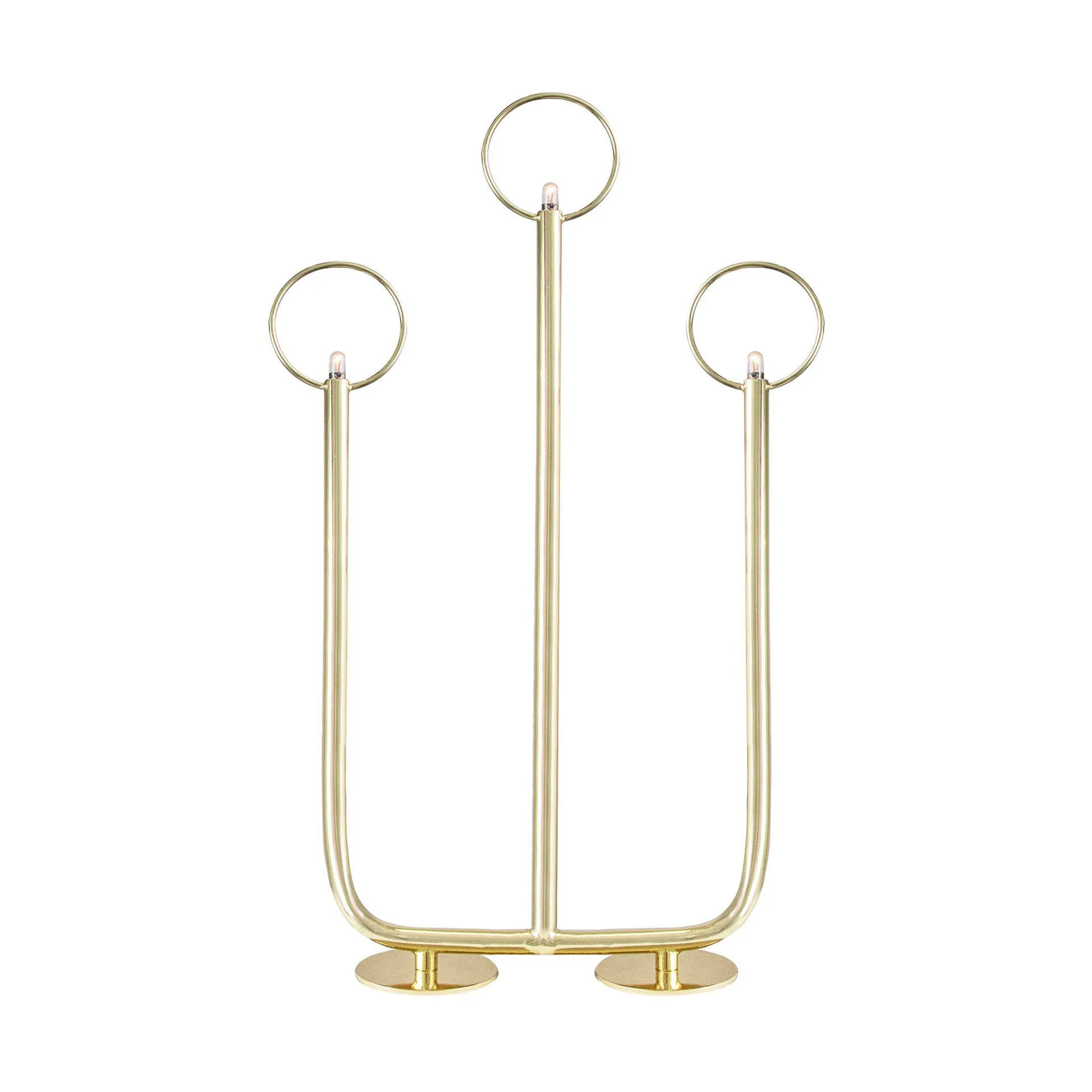 Natale 3 adventslysestake, Messing Globen Lighting