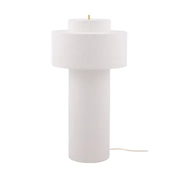 Noah gulvlampe - Hvit bouclé, Ø45x88 cm - Globen Lighting