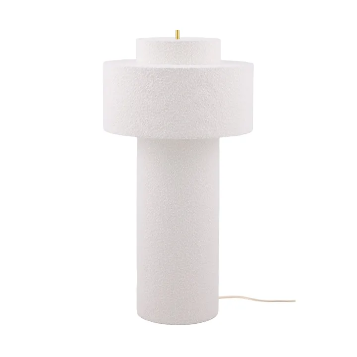 Noah gulvlampe - Hvit bouclé, Ø45x88 cm - Globen Lighting