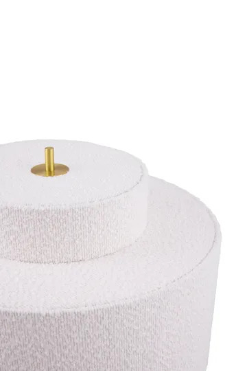 Noah gulvlampe - Hvit bouclé, Ø45x88 cm - Globen Lighting