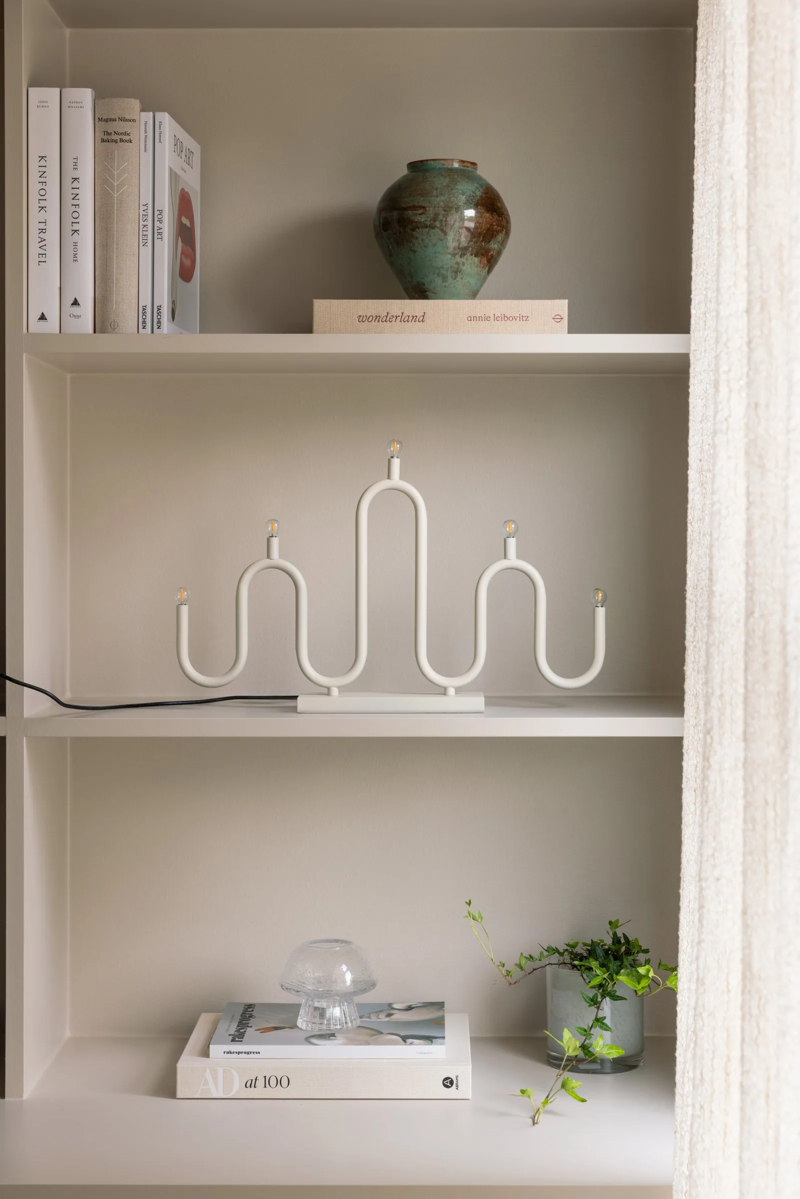 Noel 5 adventslysestake, Elfenbenshvit Globen Lighting