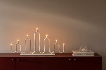 Noel 7 adventslysestake - Elfenbenshvit - Globen Lighting