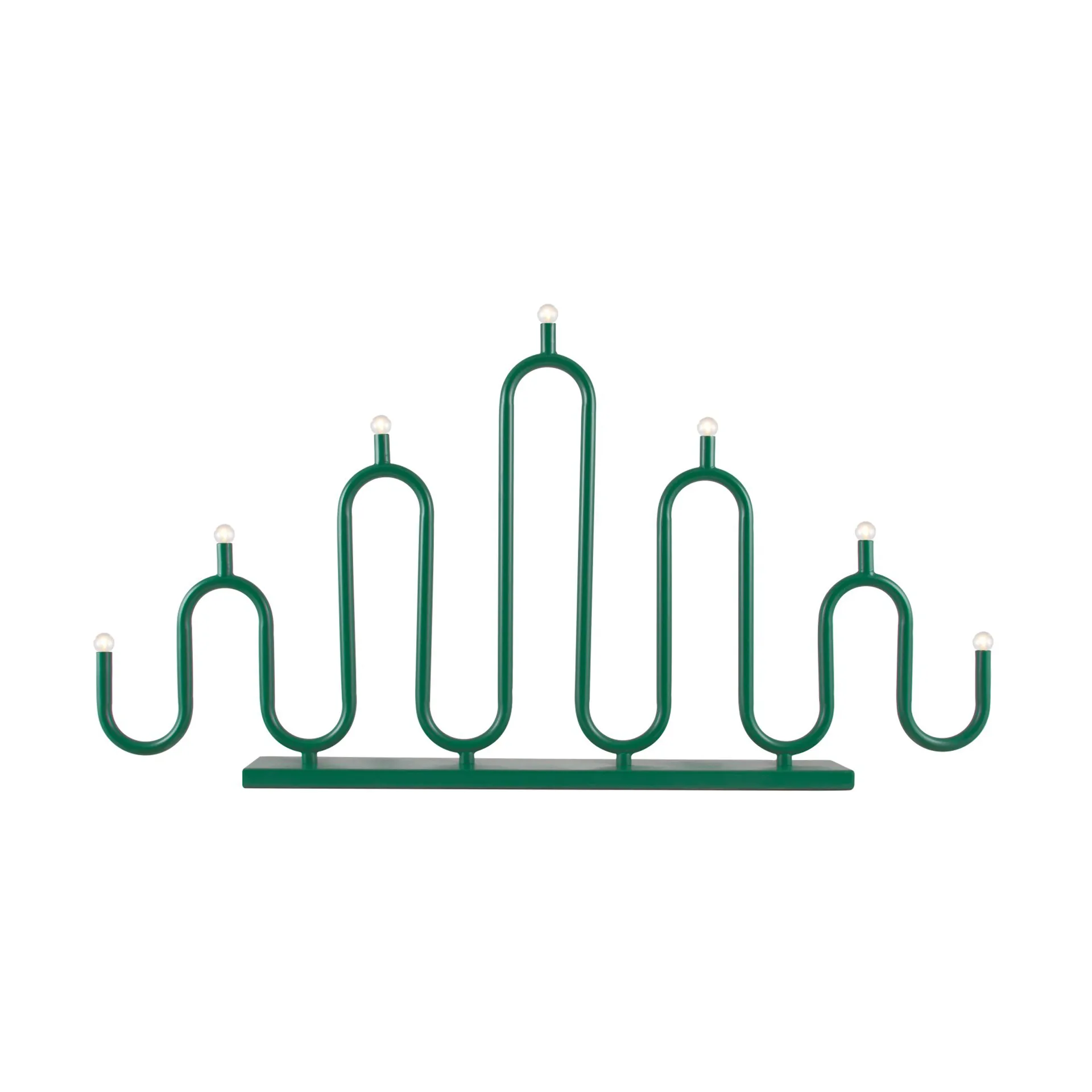 Noel 7 adventslysestake, Grønn Globen Lighting