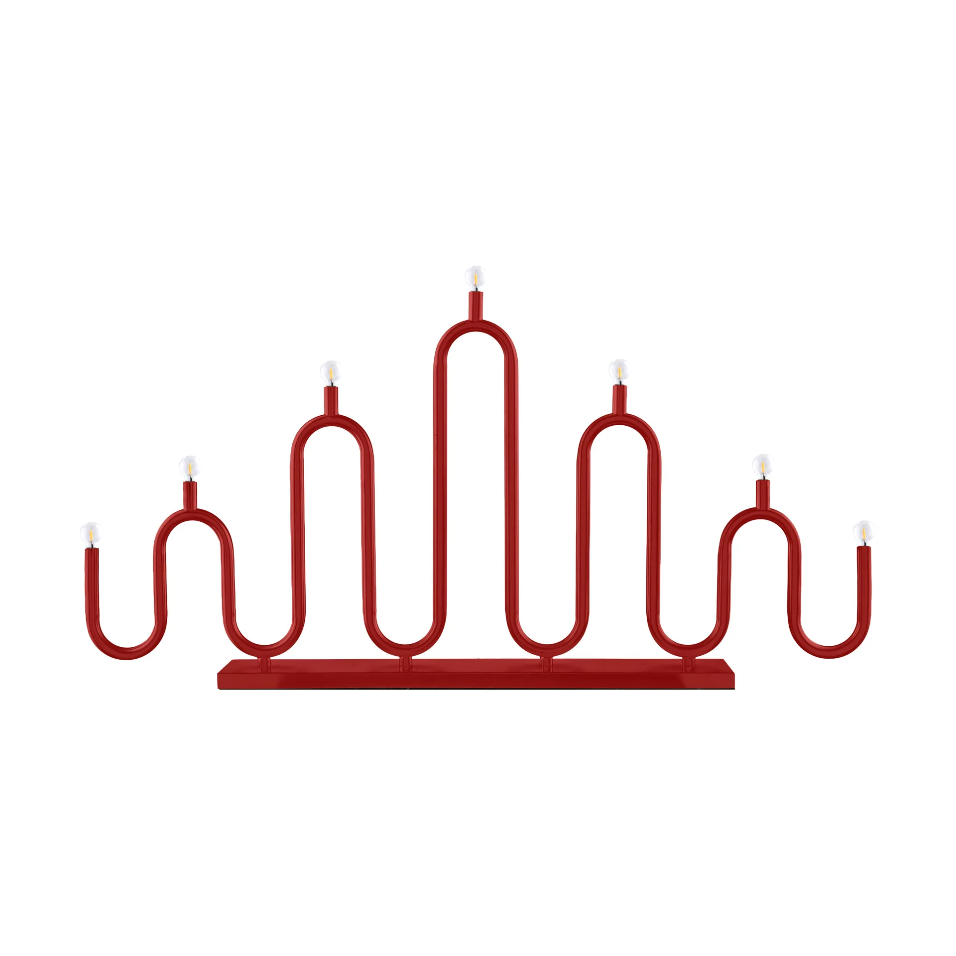 Noel 7 adventslysestake, Rød Globen Lighting