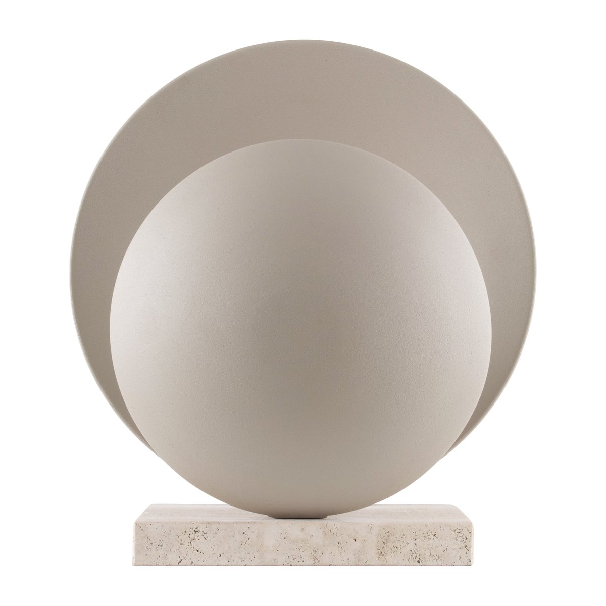 Bilde av Globen Lighting Orbit bordlampe Beige-travertin