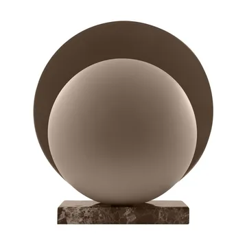 Orbit bordlampe - Mocha, brun marmor - Globen Lighting