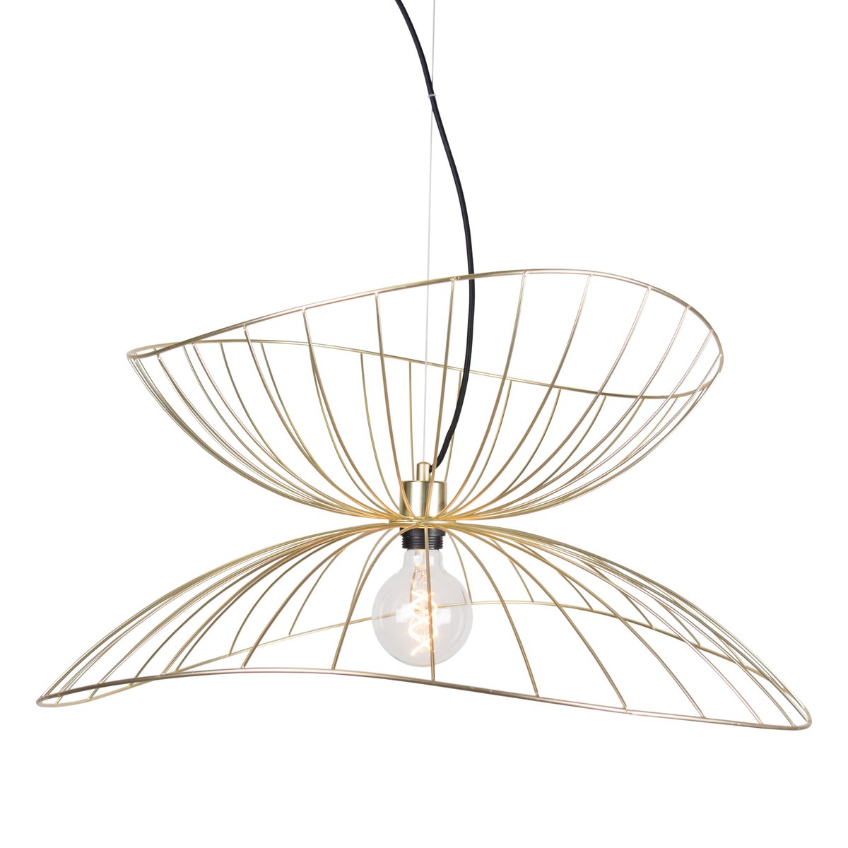 Bilde av Globen Lighting Ray taklampe Ø70 cm messing