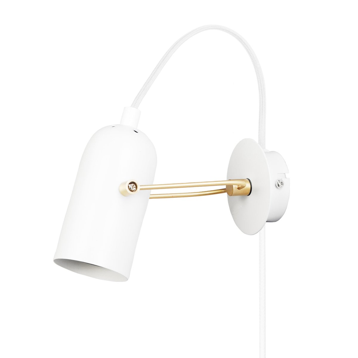 Bilde av Globen Lighting Swan Mini vegglampe Hvit
