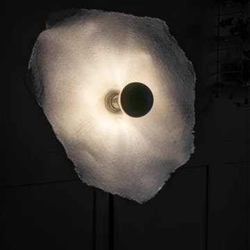 Tropez gulvlampe - Naturlig, sort stativ - Globen Lighting