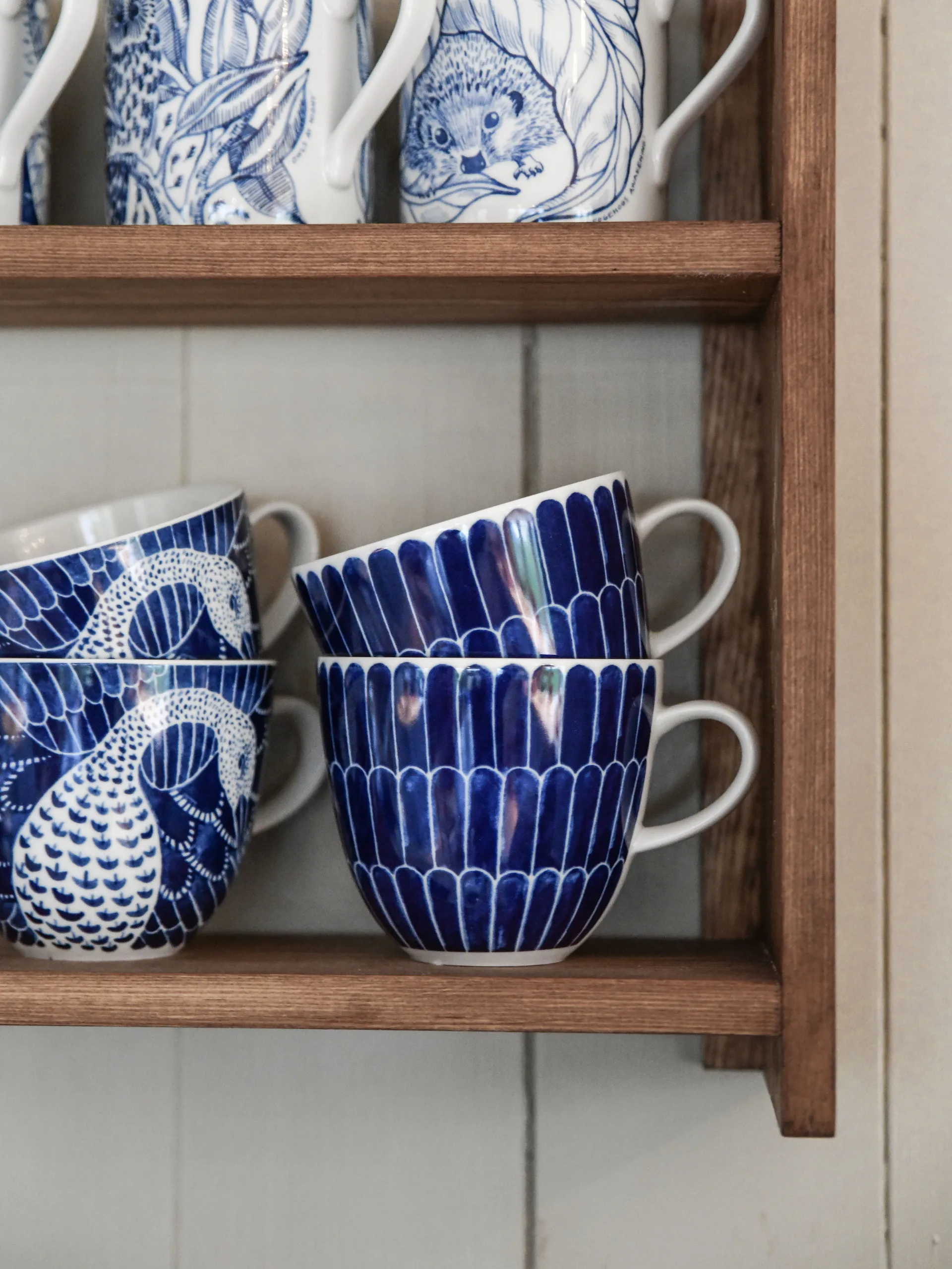 Selma kopp fjær blå, 41 cl Götefors Porslin