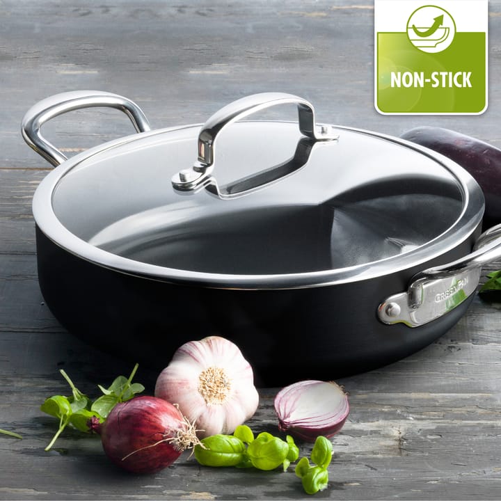 Barcelona kasserolle med lokk, 30 cm GreenPan