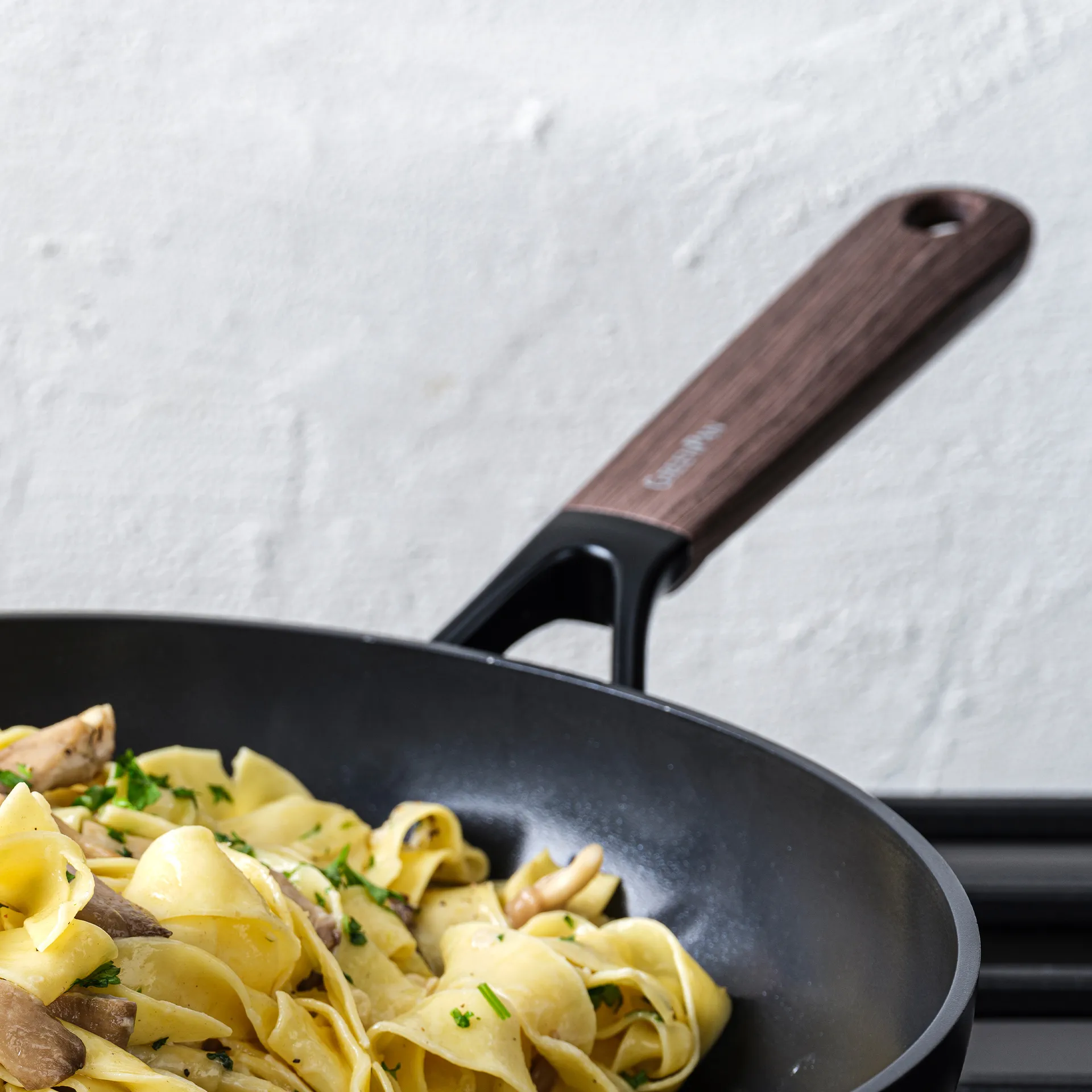 Eco Smartshape wokpanne 28 cm, Dark wood GreenPan